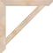 Ekena Millwork Traditional Slat Smooth Bracket, Douglas Fir, 3 1/2"W x 34"D x 34"H BKT04X34X34TRA06SDF - alternate 2